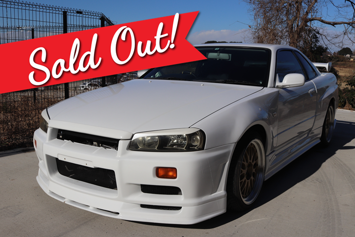 1998 NISSAN SKYLINE R34 25GT TURBO MT #5561