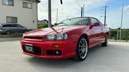 2000 NISSAN SKYLINE R34 20GT AT ACTIVE RED #4669