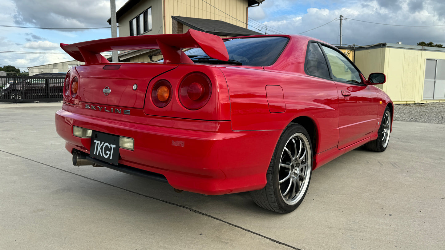 2000 NISSAN SKYLINE R34 20GT AT ACTIVE RED #4669