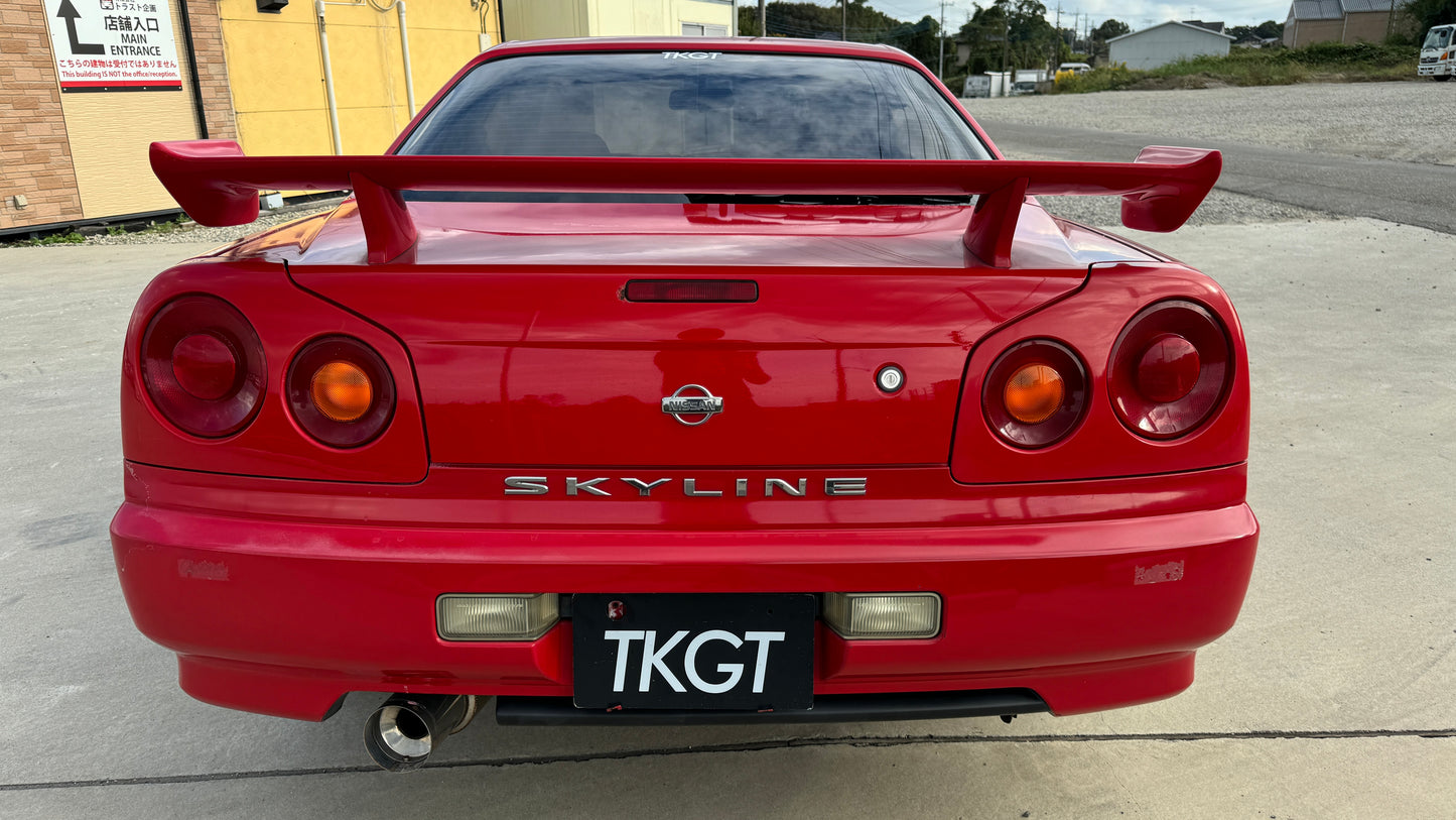 2000 NISSAN SKYLINE R34 20GT AT ACTIVE RED #4669