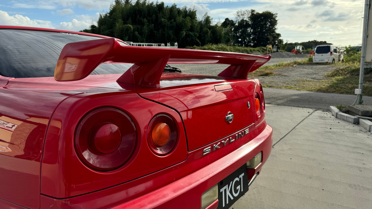 2000 NISSAN SKYLINE R34 20GT AT ACTIVE RED #4669