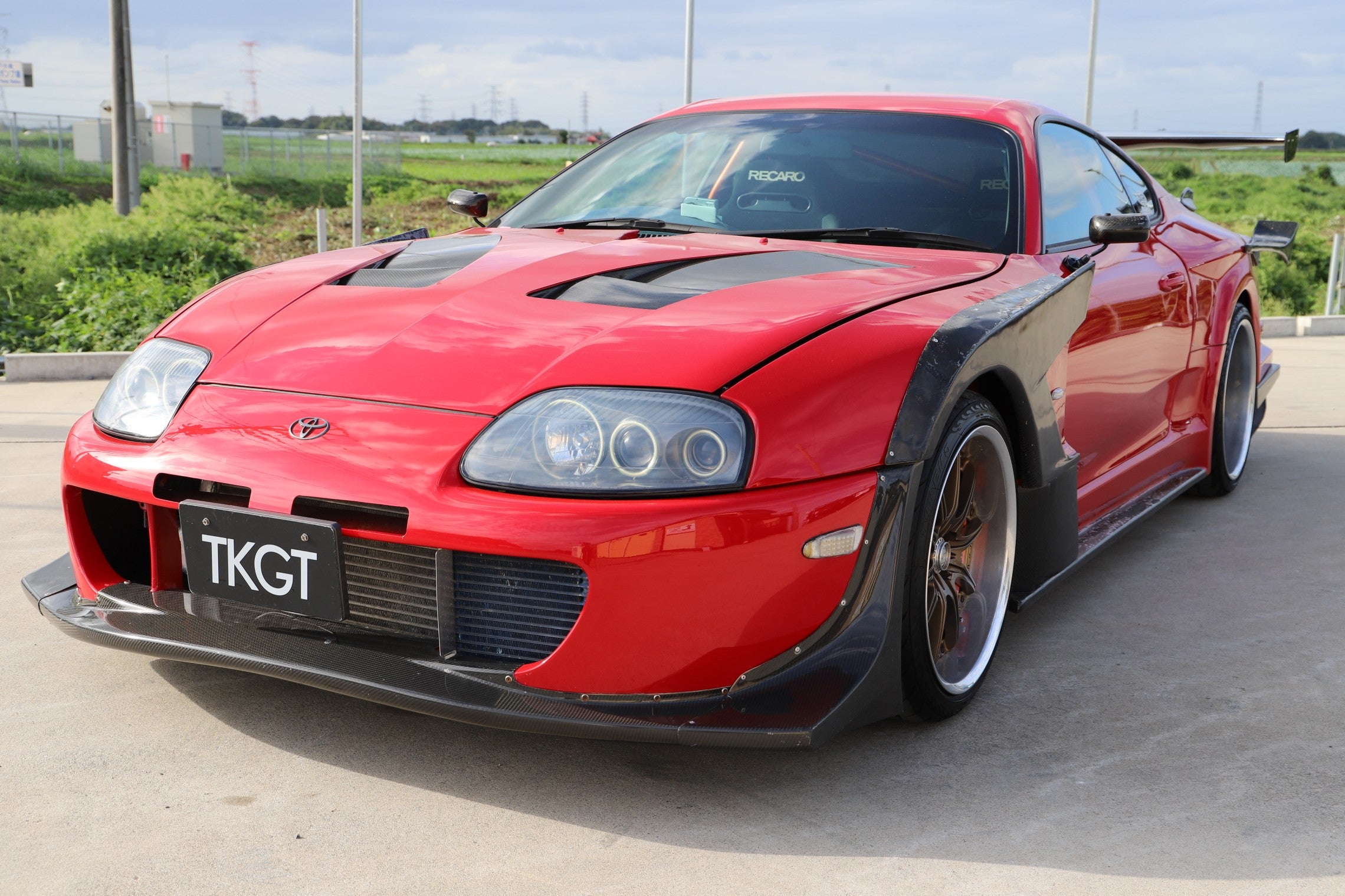 SUPRA GT 15ポンド2オンス Fits 20-26 Toyota GR Supra A90 A91 MZ Speed 4PCS Front Bumper Lip
