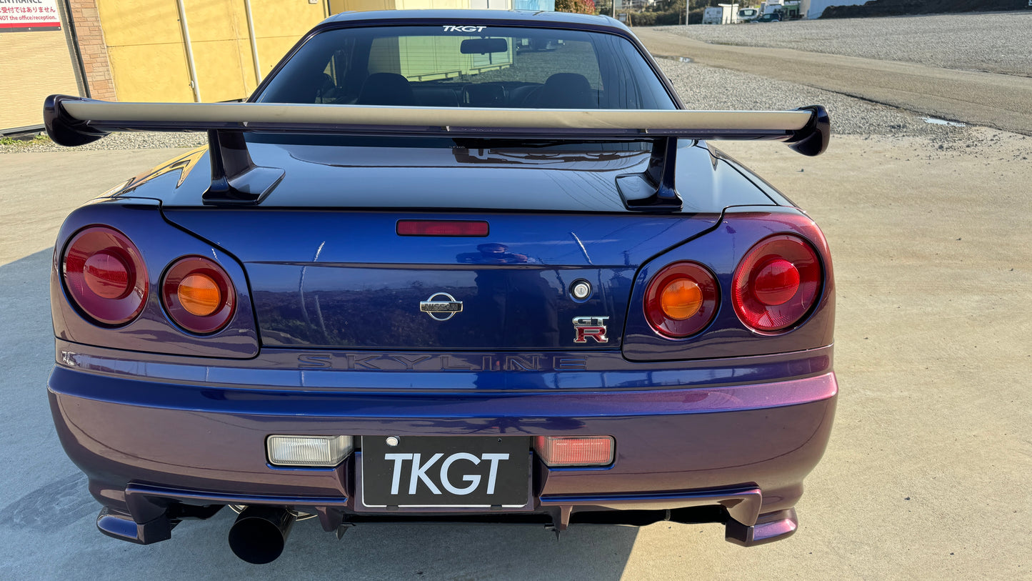 2000 NISSAN SKYLINE GT-R BNR34 MIDNIGHT PURPLE III #1101606