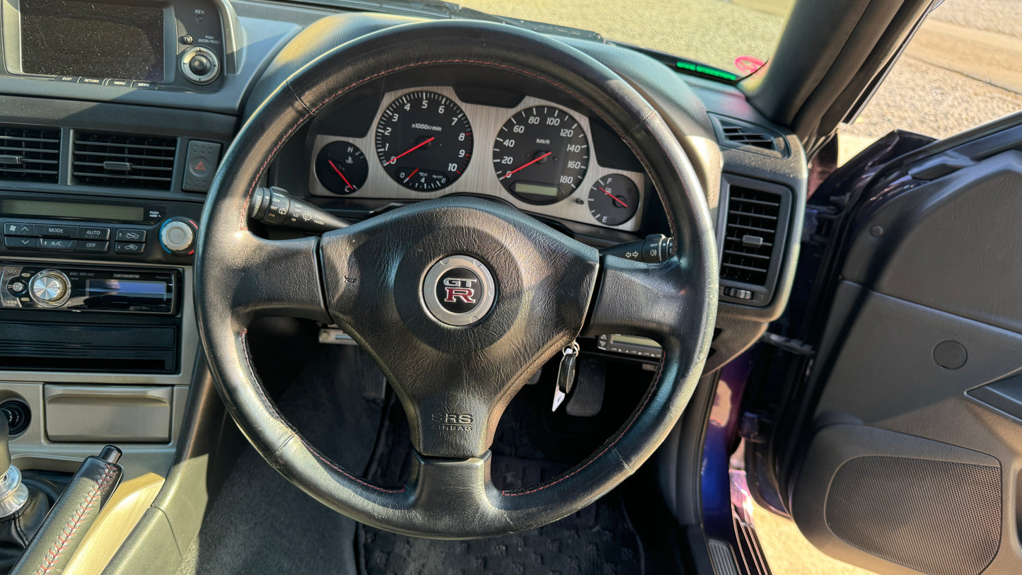 2000 NISSAN SKYLINE GT-R BNR34 MIDNIGHT PURPLE III #1101606