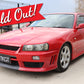 1998 NISSAN SKYLINE R34 25GT TURBO MT #2596