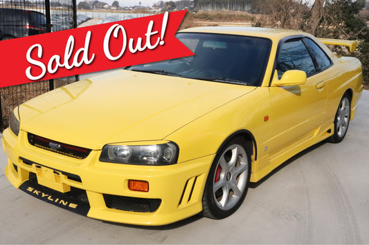 1998 NISSAN SKYLINE R34 25GT TURBO MT #1100136